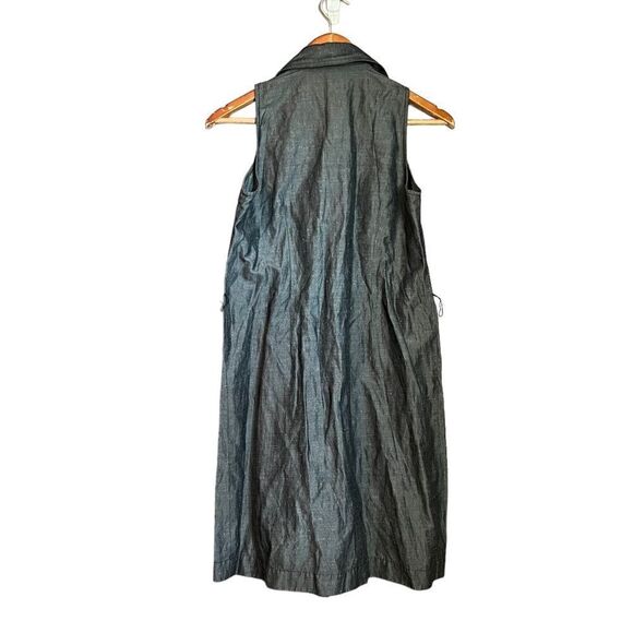 Ann taylor grey Ramie blend sleeveless dress‎ - Picture 7 of 8